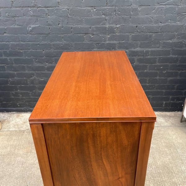 American Antique Federal Style Mahogany Highboy Dresser, c.1950’s