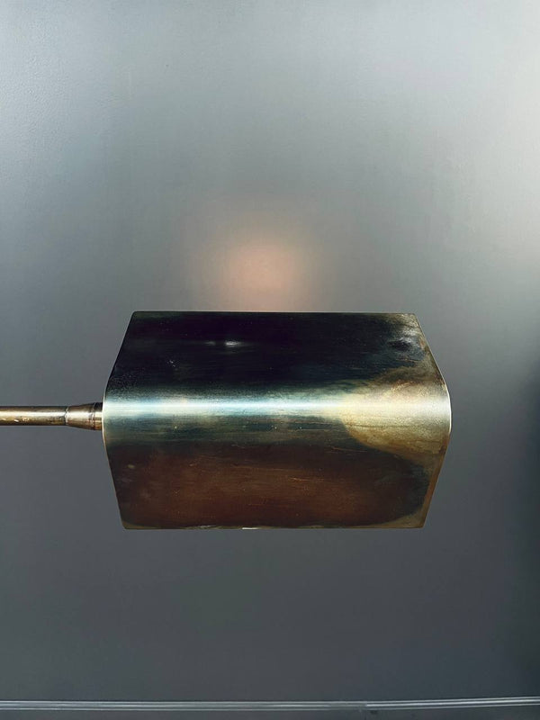 Mid-Century Modern Brass Height Adjustable & Swivel Floor Lamp by Laurel, c.1960’s