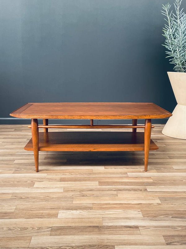 Mid-Century Modern Two-Tier Walnut Coffee Table by Lane, c.1960’s