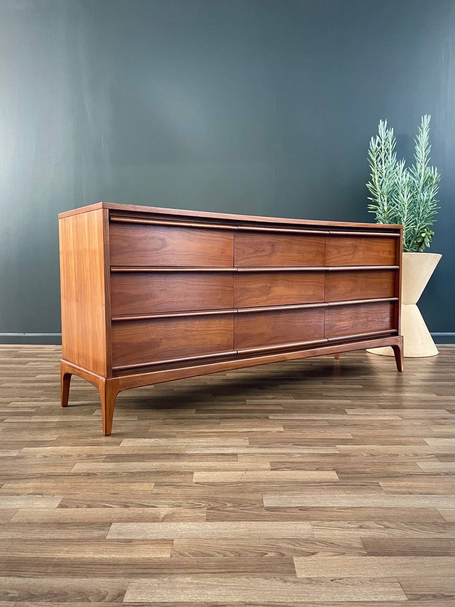 Mid-Century Modern “Rhythm” Walnut Dresser by Lane, c.1950's