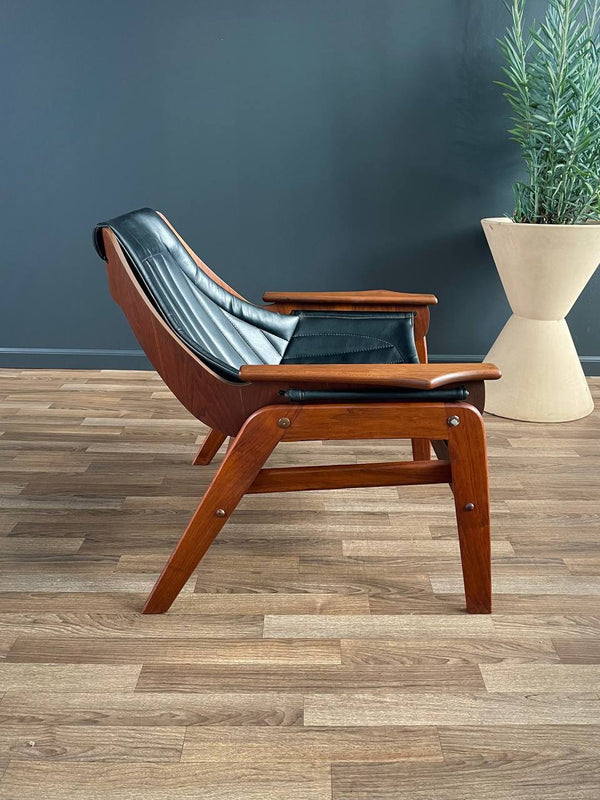 Mid-Century Modern Sculpted Sling Lounge Chair by Jerry Johnson, c.1950’s