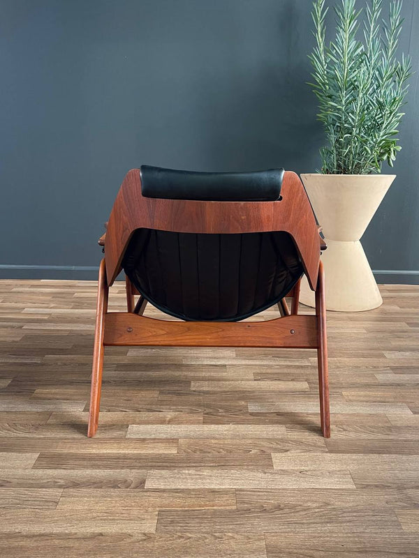 Mid-Century Modern Sculpted Sling Lounge Chair by Jerry Johnson, c.1950’s