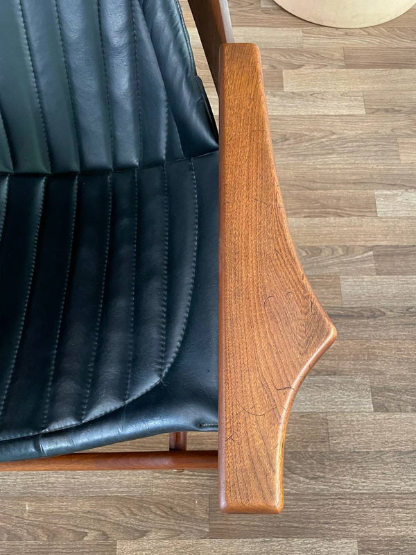 Mid-Century Modern Sculpted Sling Lounge Chair by Jerry Johnson, c.1950’s