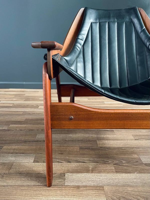 Mid-Century Modern Sculpted Sling Lounge Chair by Jerry Johnson, c.1950’s
