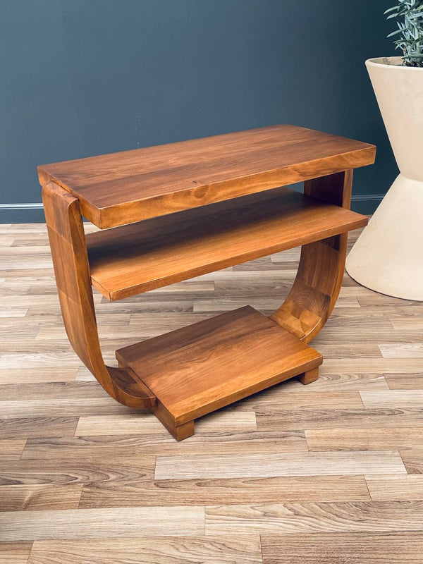 Pair of Art Deco Side Tables by Gilbert Rohde for Brown Saltman, c.1940’s
