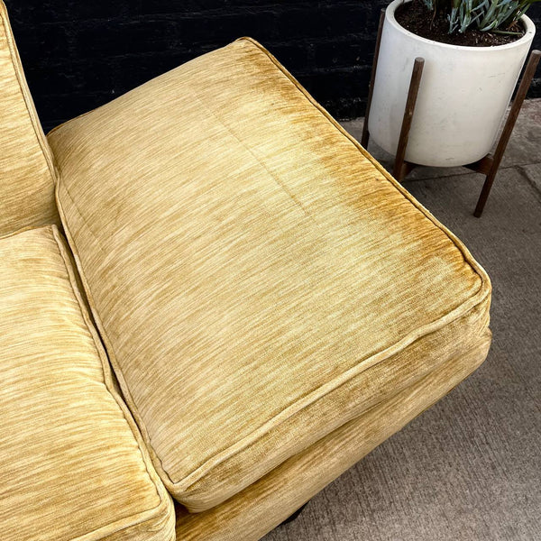 Mid-Century Modern Sectional Two Piece Serpentine Style Sofa , c.1960’s