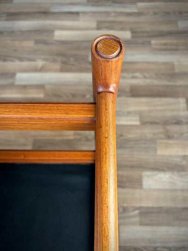 Mid-Century Danish Modern Teak Removable Sliding Tray Serving Cart, c.1960’s