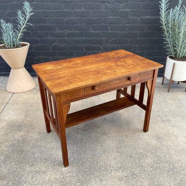 Vintage Mission Style Oak Desk, 1960’s