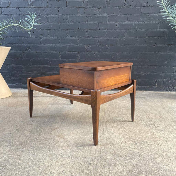 Pair of Mid-Century Modern Walnut Side Tables by Bassett Furniture, c.1960’s