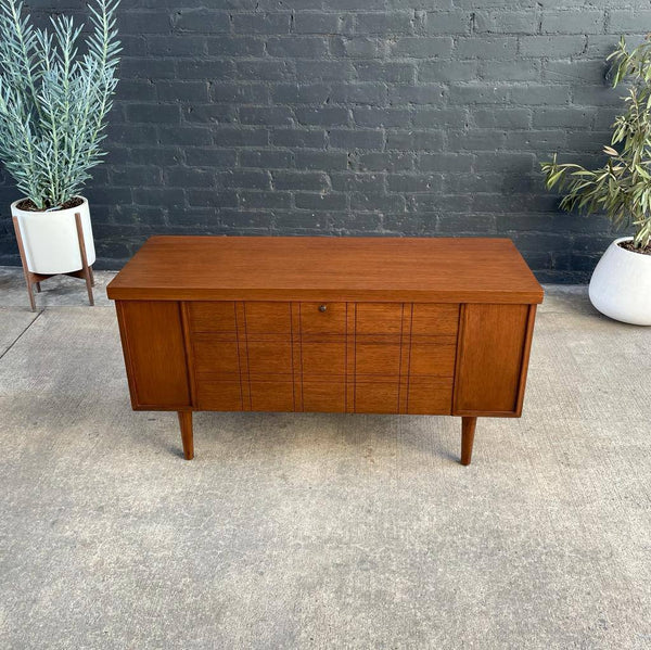 Mid-Century Modern Walnut Cedar Trunk Chest by Lane Furniture, c.1960’s