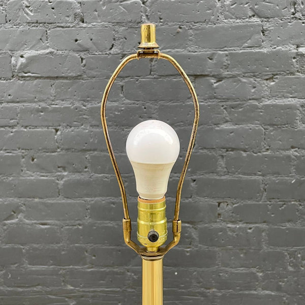 Mid-Century Modern Polished Table Lamp with New Shade, c.1960’s