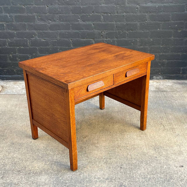 Vintage Mission Style Oak Desk, c.1950’s