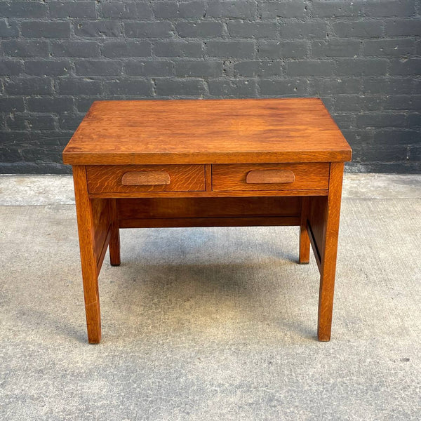 Vintage Mission Style Oak Desk, c.1950’s