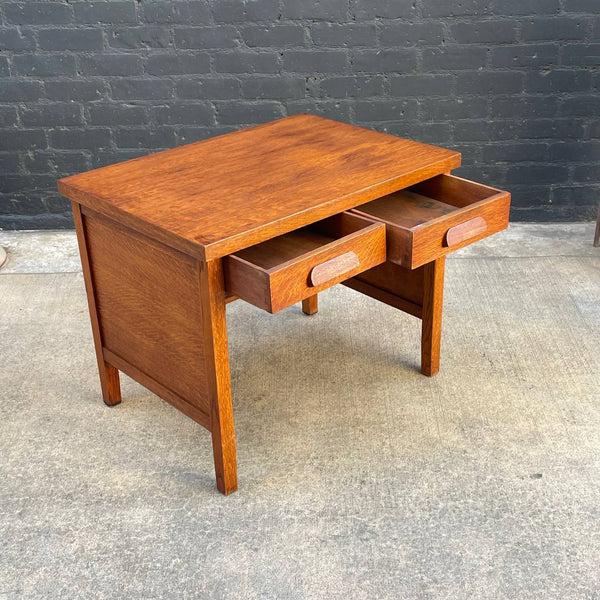 Vintage Mission Style Oak Desk, c.1950’s