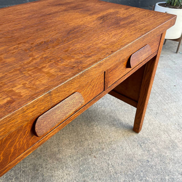 Vintage Mission Style Oak Desk, c.1950’s