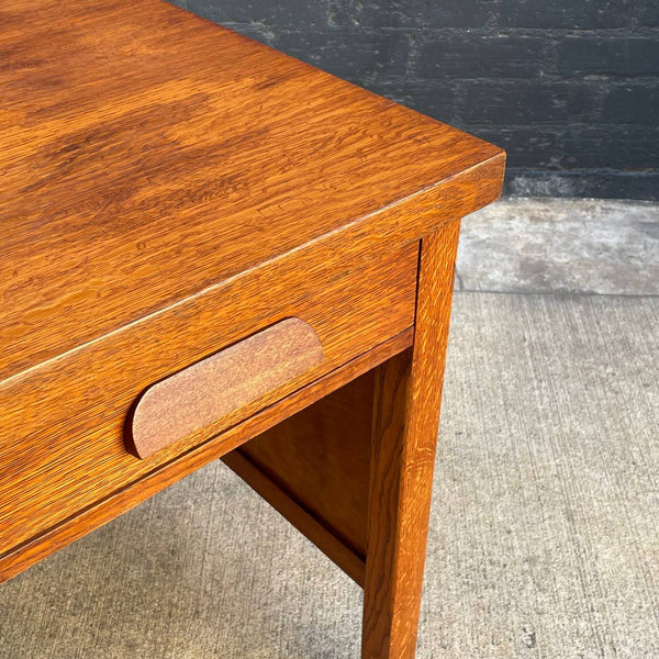 Vintage Mission Style Oak Desk, c.1950’s