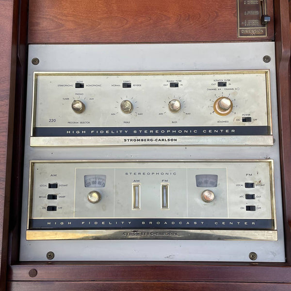 Vintage Mid-Century Modern Walnut Stereo Console by Stromberg Carlson, c.1960’s