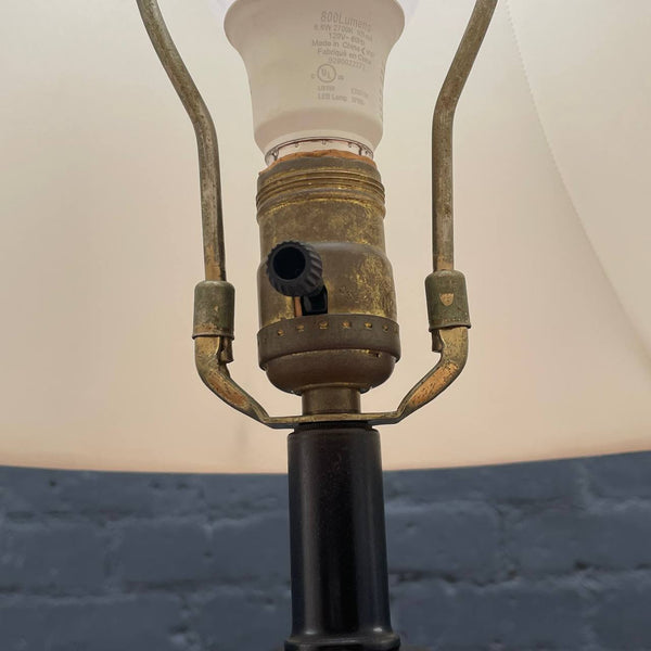 Mid-Century Modern Bird Motif Brass Table Lamp, c.1930’s