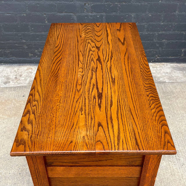 American Antique Bakers Table Cabinet with Flour Bin