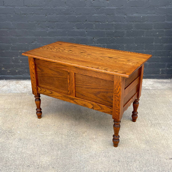 American Antique Bakers Table Cabinet with Flour Bin