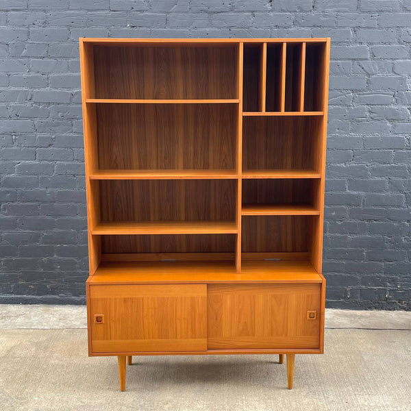 Mid-Century Danish Modern Teak Bookcase Credenza Shelf Unit, c.1960’s