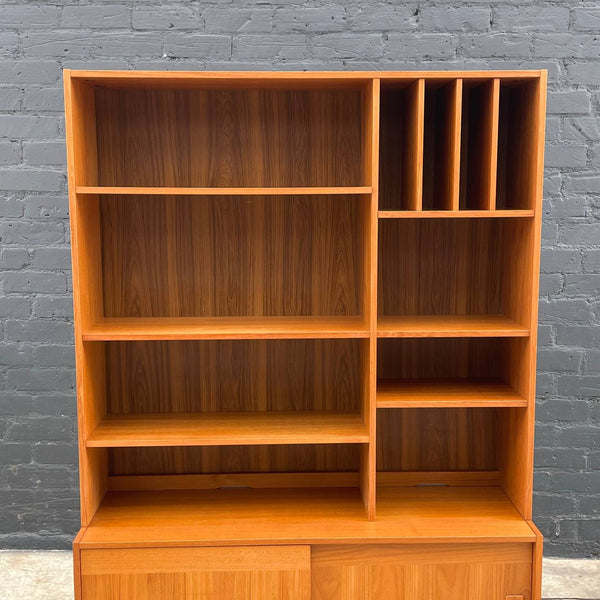 Mid-Century Danish Modern Teak Bookcase Credenza Shelf Unit, c.1960’s
