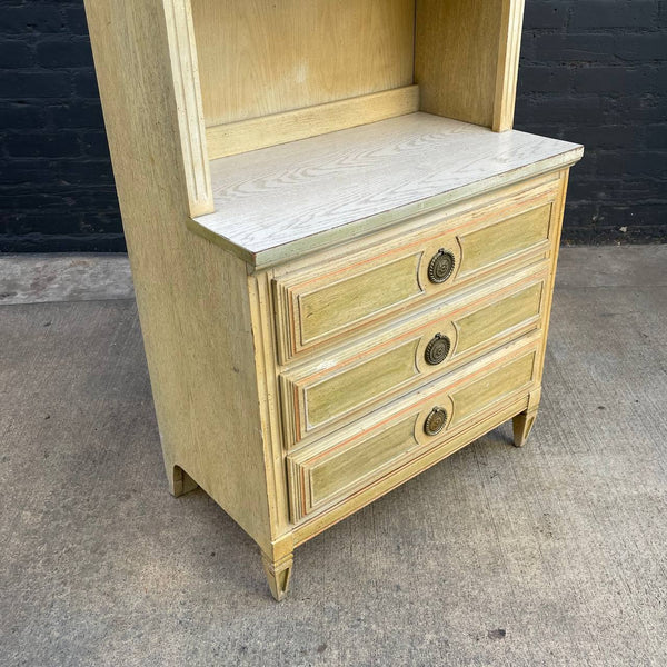 Vintage French Provincial Style Hutch Cabinet, c.1960’s