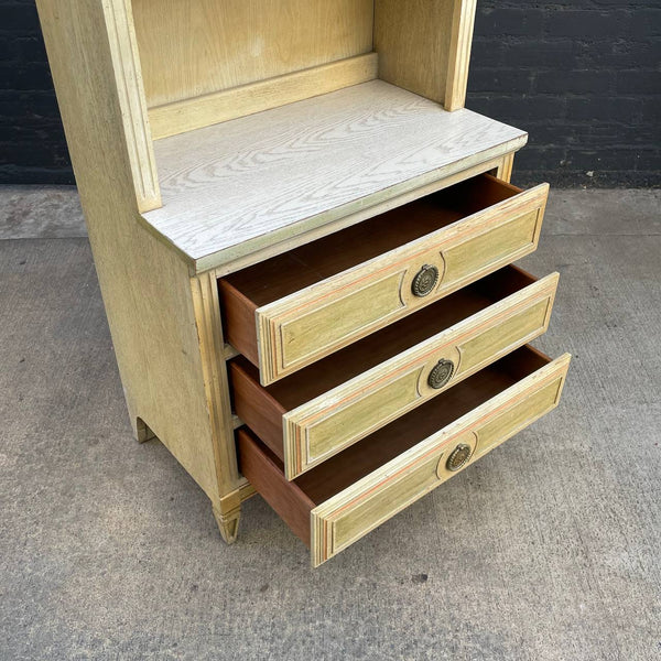 Vintage French Provincial Style Hutch Cabinet, c.1960’s