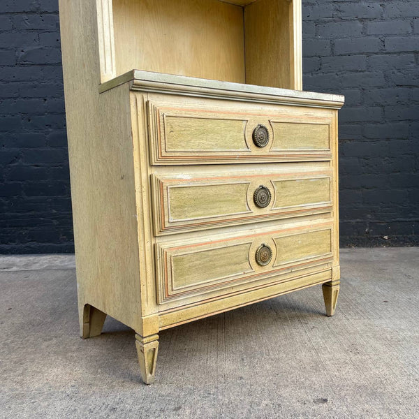 Vintage French Provincial Style Hutch Cabinet, c.1960’s