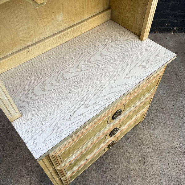 Vintage French Provincial Style Hutch Cabinet, c.1960’s