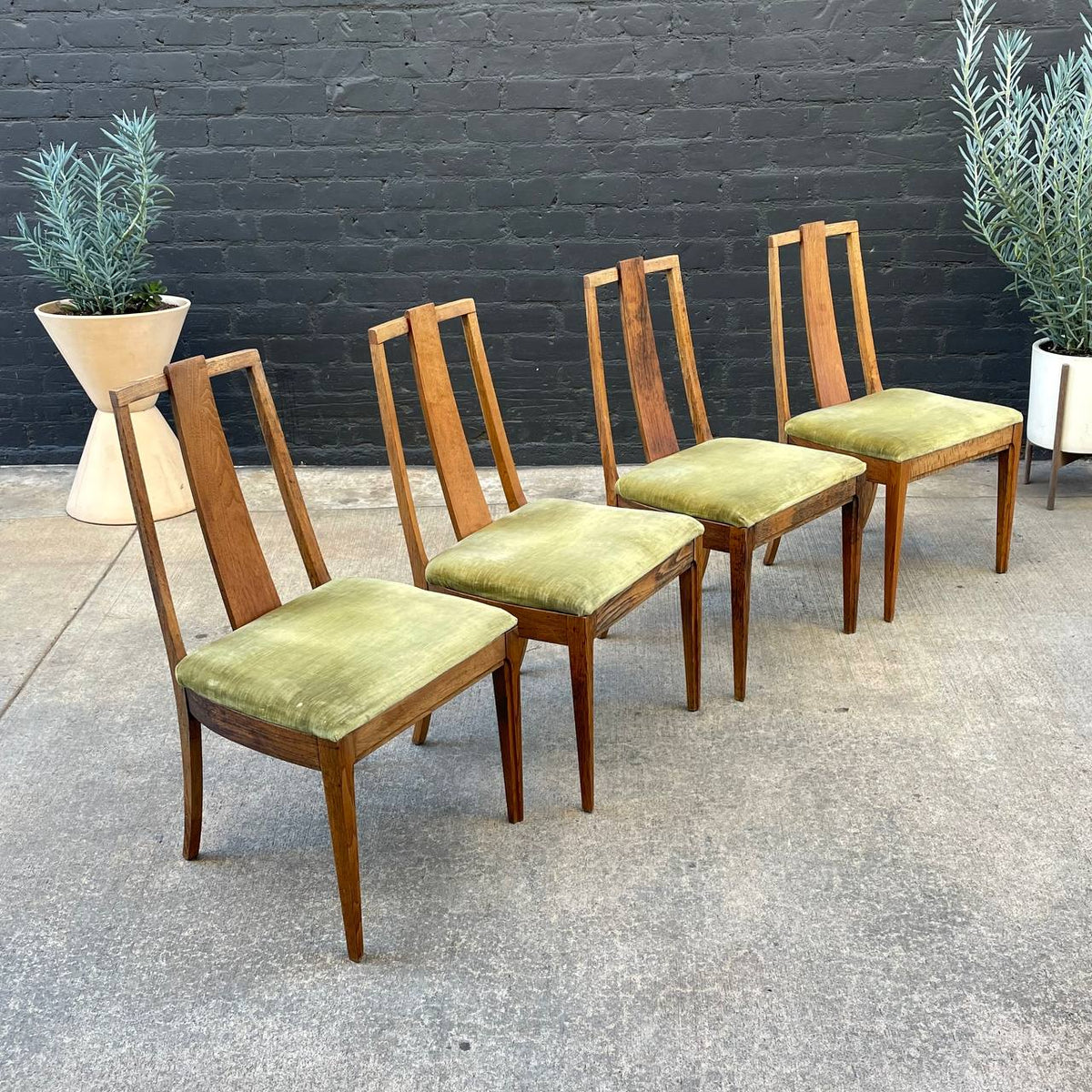 Set of 6 Vintage Mid-Century Modern Dining Chairs, c.1960’s – Vintage ...