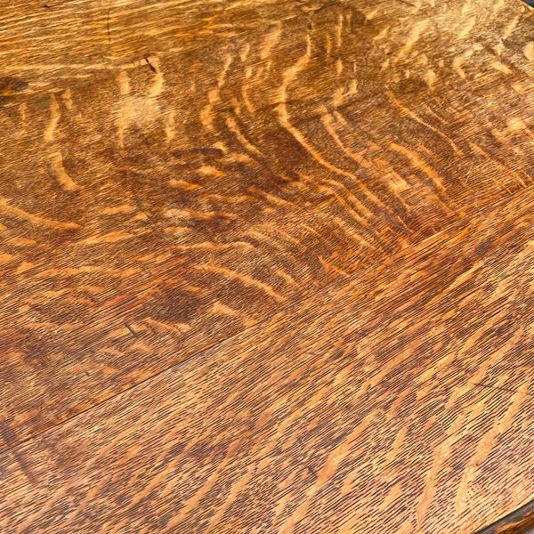 Antique English Style Two-Tier Oak Table, c.1940’s