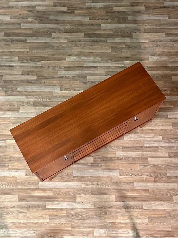 Mid-Century Modern Walnut Credenza by Stanley, c.1960’s