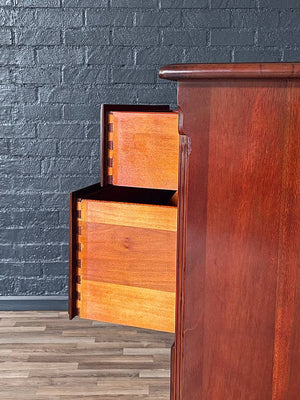 Vintage Colonial Revival Highboy Dresser by Kling Furniture, c.1950’s