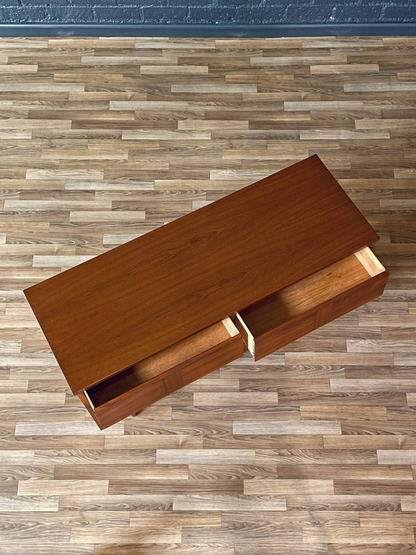Mid-Century Modern Walnut Dresser w/ Slated Drawers by Ward Furniture, c.1960’s
