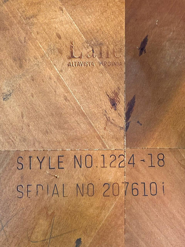 Mid-Century Modern Parsons Style Walnut Side Table by Lane, c.1960’s