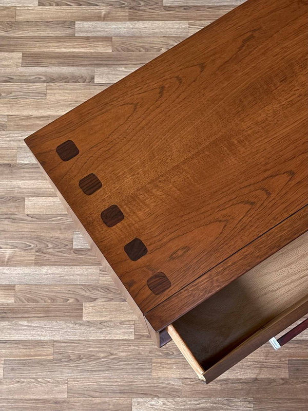 Mid-Century Modern “Tower Suite” Rosewood & Pecan Dresser by Lane, c.1970’s