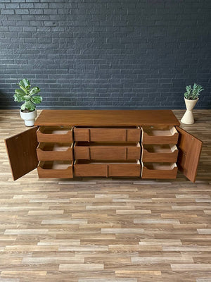 Mid-Century Modern Dresser with Brass Accents, c.1960’s