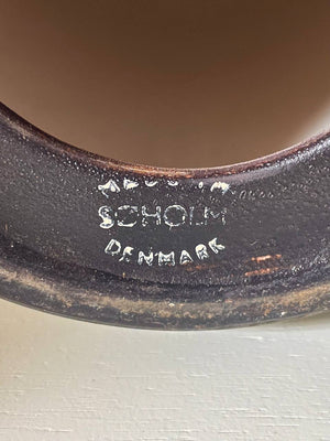 Mid-Century Danish Modern Ceramic Table Lamp by Soholm, Denmark – Signed, c.1960’s