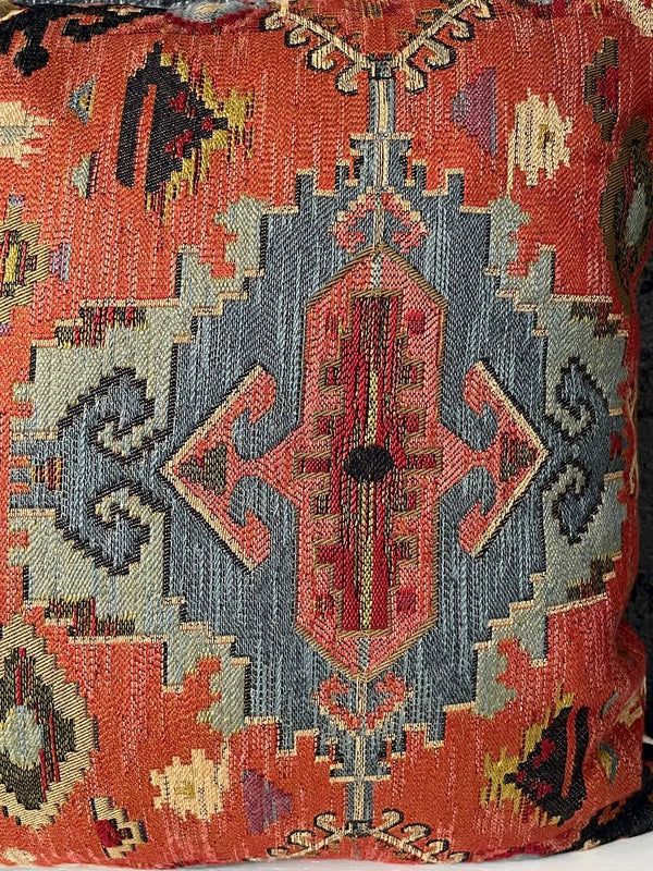 Pair of Antique Italian Decorative Textile Pillow Set, c.1920’s