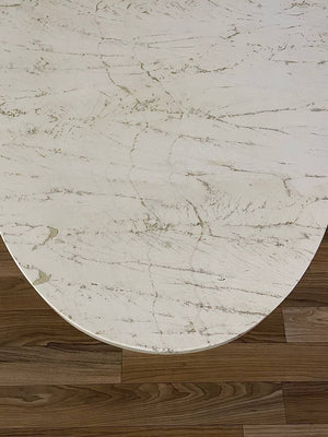 Mid-Century Modern Marble Surfboard Style Coffee Table, c.1960’s