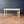 American Farmhouse Painted Oak Harvest Dining Table, Distressed Finish, 1940’s