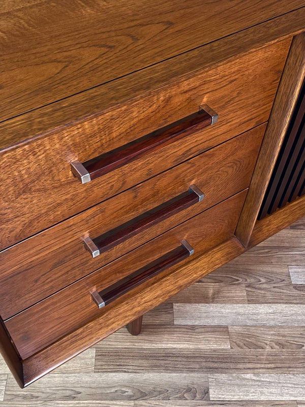 Mid-Century Modern “Tower Suite” Rosewood & Pecan Dresser by Lane, c.1970’s