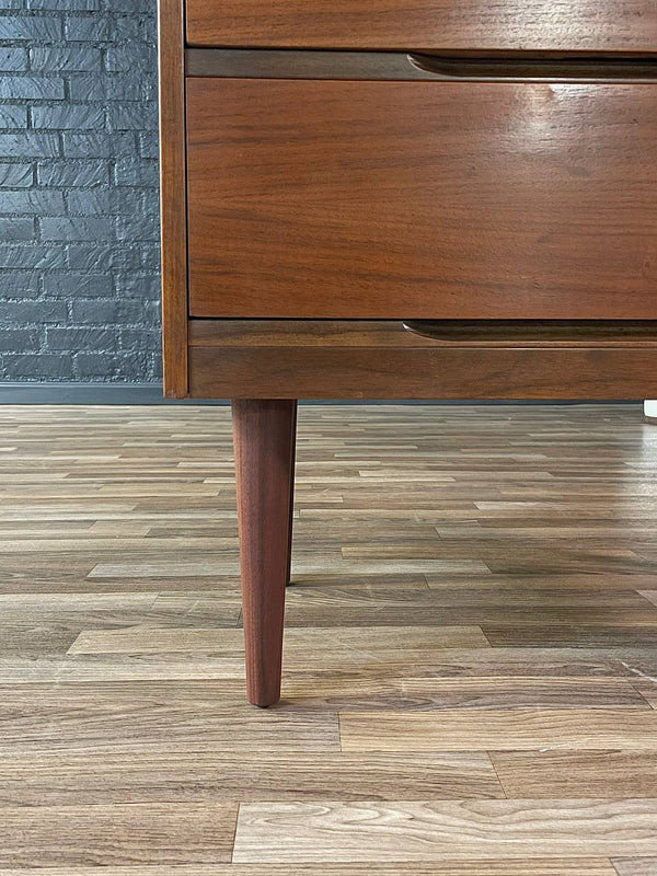 Mid-Century Modern Walnut 3-Drawer Dresser by LA Period, c.1960’s