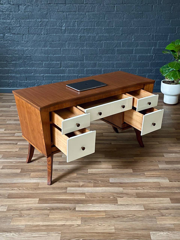 Mid-Century Modern Two-Tone Lacquered Writing Desk, c.1960’s