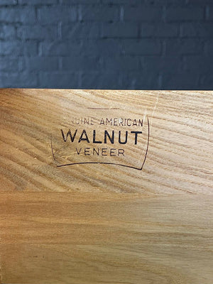 Mid-Century Modern Walnut 3-Drawer Dresser by LA Period, c.1960’s
