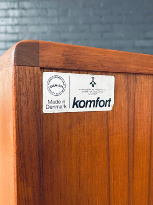Mid-Century Danish Modern Teak Dresser by Komfort, c.1960’s