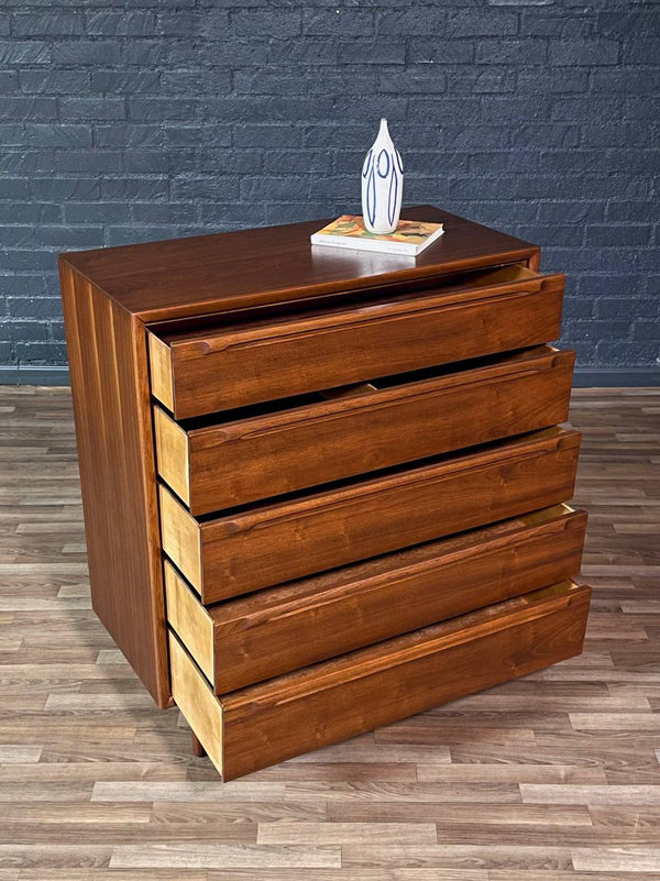 Mid-Century Modern Walnut Highboy Dresser, c.1960’s
