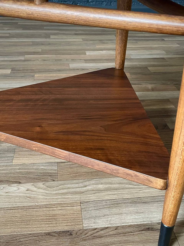 Mid-Century Modern “Acclaim” Triangular Tier Side Table by Lane, c.1960’s