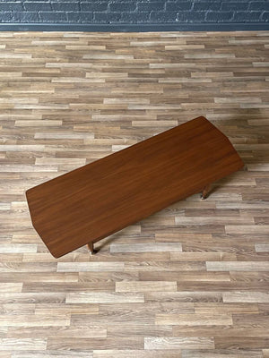 Mid-Century Modern Sculpted Coffee Table w/ Magazine Shelf, c.1960’s